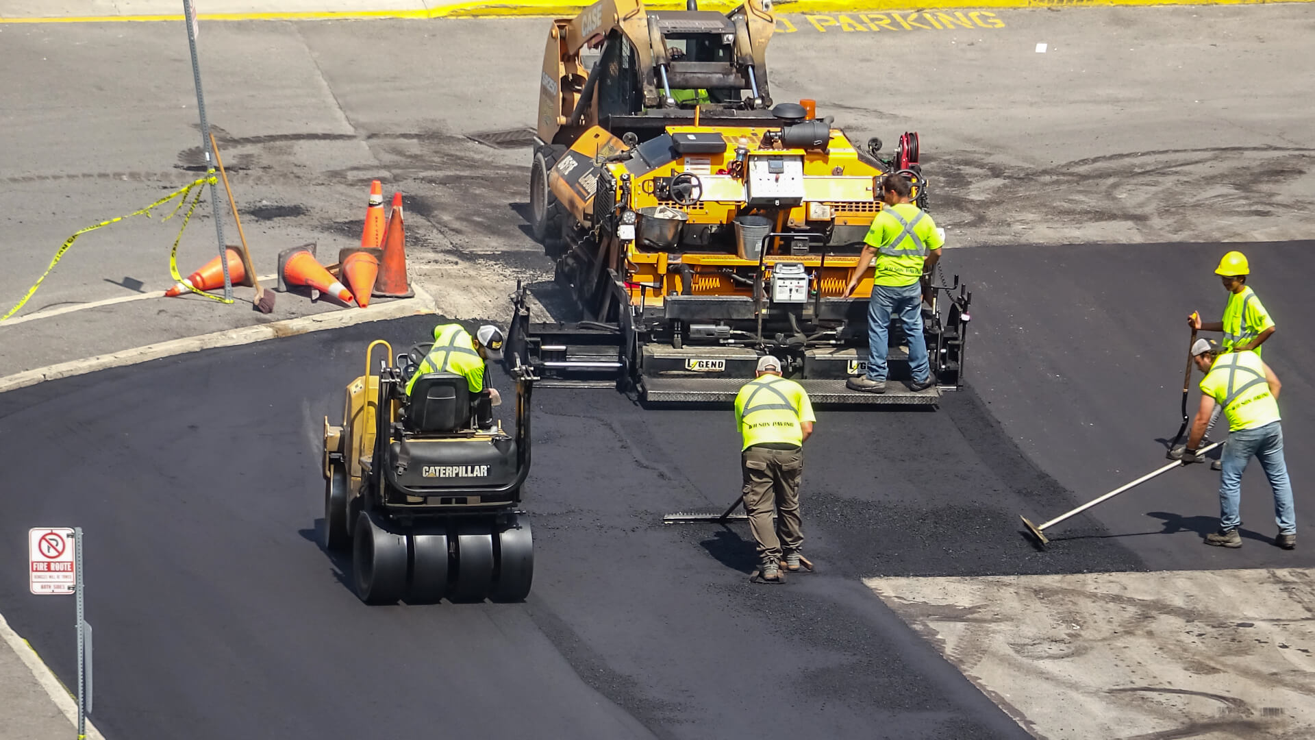 About (1) Paving process